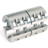 Two-Piece Industry Standard Clamping Couplings w/Keyway, 1", Stainless Steel