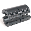 Metric Two-Piece Standard Clamping Couplings w/Keyway, 30mm, Black Oxide Steel