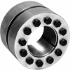Climax Metal, Metric Keyless Rigid Coupling, C600M-25, C600 Series, Steel, 25mm Shaft