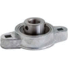 Clesco, 2 Bolt Flange Mount Ball Bearing, F2DC-BL-050, Die Cast Zinc Housing, Rigid, 1/2"ID