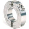 Two-Piece Clamping Collar Recessed Screw, 1-1/16", Stainless Steel