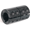 One-Piece Standard Clamping Couplings w/Keyway, 1-1/4", Black Oxide Steel