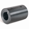 Climax Metal, Metric Set Screw Coupling W/Keyway, MRC-35-KW, Black Oxide, 35mm