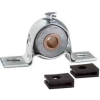 Clesco, Pillow Block Bronze Bearing, PBPS-BR-050, Press Steel Housing, Self-Align, 1/2" Bore
