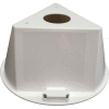 Inventory Control Cone, 3 Sided with Magnets & Dry Erase Decals - White