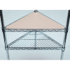 PVC Shelf Liners - Triangle 18 x 18, Beige (2 Pack)