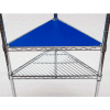 PVC Shelf Liners - Triangle 18 x 18, Light Blue (2 Pack)