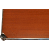 Chadko WT 41 Wood Grain Plastic Shelf Liner - 18"W x 12"D Teak