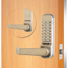 Codelocks Mechanical Tubular Lockset with 2-3/4" Latch, CL410-SS, Stainless Steel