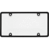 Cruiser Accessories Tuf Combo Novelty Plate Frame/Shield, Black/Clear - 62051