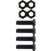 Cruiser Accessories Fasteners License Plate Frame Hardware, Black - 80150