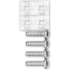 Cruiser Accessories Fasteners License Plate Frame Hardware, Steel - 80230