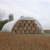 Econoline Storage Building 30'W x 15'H x 90'L White Freestanding