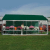 WeatherShield Commercial Canopy 14'W x 40'L Green