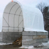 SolarGuard Freestanding Building 14'W x 14'H x 36'L on Wheels White
