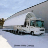 Open Garage 18'W x 16'H x 40'L Tan