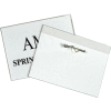 C-Line® Pin Style Name Badge, 4" x 3", Clear, 100/Box