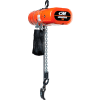 CM Lodestar VS Electric Chain Hoist, 1 Ton, 10’ Lift, 2.6-16 FPM, 230-1-60, 2-Step Control