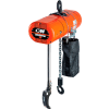 CM Lodestar VS Electric Chain Hoist, 250 Lb. Cap., 10’ Lift, 5.3-32 FPM, 115-1-60, 2-Step Control