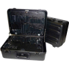 CH Ellis Chicago Case MST8, 2 Pocket Pallet Tool Case w/Combo Lock, 18-1/2"L x 13"W x 8-1/2"H, Black