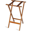 Flat Wood Tray Stand, 18-1/2" x 17" Top x 30" High, 2-1/4" Black Straps (4 Per Case)