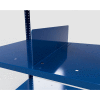 Stackbin Corrugate Rack Divider, 16 Gauge, 1" W x 22"D x 6"H - Vivid Blue