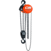 CM Cyclone Hand Chain Hoist, 6 Ton, 10 Ft. Lift