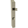 Tennsco 10 Door Cell Phone Locker CP10-091572-A-SND - 1 Wide w/Hasp - 9"W x 15"D x 82-3/4"H Sand