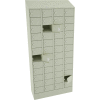 Tennsco 48 Door Welded Cell Phone Locker W/Hasp, 36"Wx15"Dx82-3/4"H, Putty, Assembled
