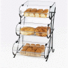 Cal-Mil 1280-2 Iron 2 Tier Display with Round Nose Bins 15-1/2"W x 17-3/4"D x 17-1/2"H