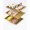 Cal-Mil 1290-3 3 Tier Bamboo Tray Merchandiser 18"W x 19"D x 22"H