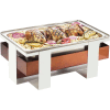 Cal-Mil 3017-55 Luxe Chafer 21-3/4"W x 13-3/4"D x 9"H White and Stainless Steel