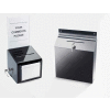 Cal-Mil 388 Suggestion Box 12"W x 3-1/2"D x 15"H Black