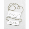 Cal-Mil 618-3 Hot Water Urn Chain Signs 4"W x 2"H - Pkg Qty 12
