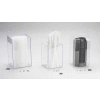 Cal-Mil 787-12 Napkin / Lid / Straw Organizer 4-1/4"W x 4-1/4"D x 6"H Clear - Pkg Qty 4