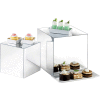 Cal-Mil MC700 Set of 3 Mirror Cube Risers 8", 10", 12"