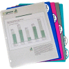 C-Line Products 5-Tab Poly Binder Index Dividers, Assorted, 5/ST (Set of 12 ST)