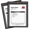 C-Line Products Shop Ticket Holders, Stitched, One Side Clear, 8 1/2 x 11, 25/BX