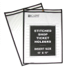 C-Line Products Shop Ticket Holders, Stitched, Both Sides Clear, 11 x 17, 25/BX