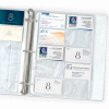 C-Line Products Business Card Holder, Poly without Tabs, Holds 20 Cards/Page, 11 1/4 x 8 1/8, 10/PK - Pkg Qty 7