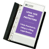 C-Line Products Hvywt Legal Poly Sheet Protector for 3 or 4-Ring Binders, Clear, 14 x 8-1/2, 50/BX