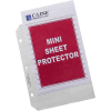 C-Line Products Heavyweight Polypropylene Sheet Protector, Mini, Clear, 8 1/2 x 5 1/2, 50/BX - Pkg Qty 2