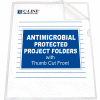 C-Line Products Project Folder with Antimicrobial Protection, Reduced Glare, 11 X 8 1/2, 25/BX