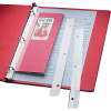 C-Line Products Self-Adhesive Attaching Strips, 3-Hole Punched, 11 x 1, 200/BX