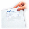 C-Line Products Self-Adhesive Business Card Holder, Top Load, 2 x 3 1/2, 10/PK - Pkg Qty 5
