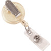 C-Line Products Clip-On Retractable ID Badge Reel, Clear, 12/PK