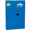 Eagle Poly Acid & Corrosive Cabinet CRA4510 with Self Close - 45 Gallon, Blue