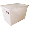 Dandux FDA Approved Plastic Bulk Container, Smooth Wall, 6 Bushel, Natural