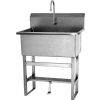 Sani-Lav® 531F1 Floor Mount Scrub Sink With Single Foot Pedal Valve