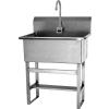 Sani-Lav® 531FB Floor Mount Scrub Sink With Battery Powered Sensor